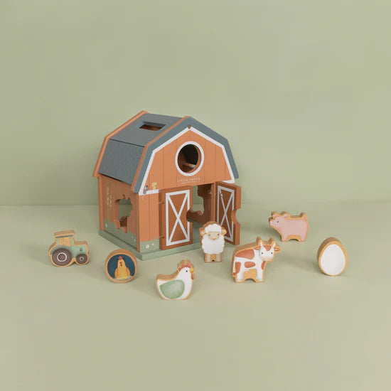 Little Dutch Little Farm Shape Sorter