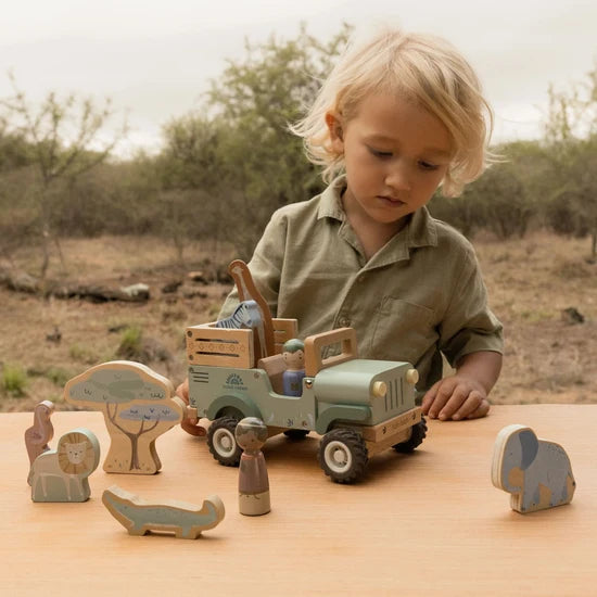 Safari Car with Animals