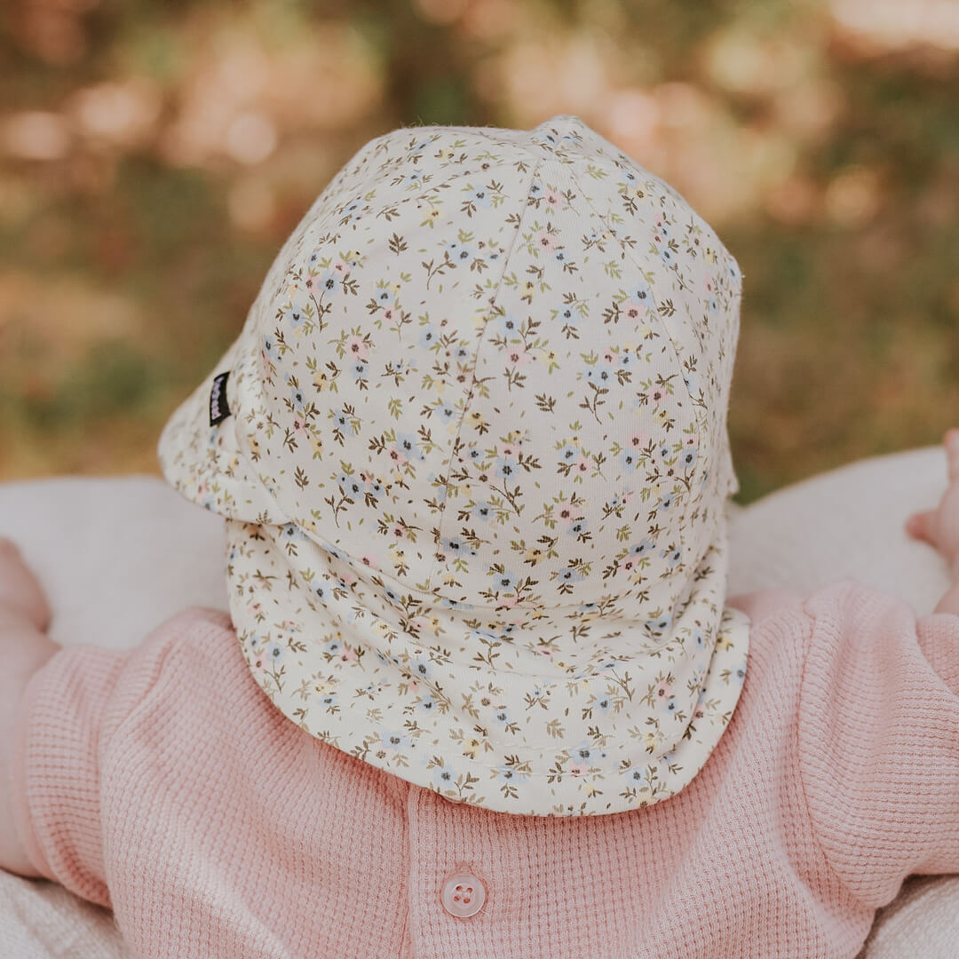 Bedhead Legionnaire Flap Sun Hat - Floral Charlotte