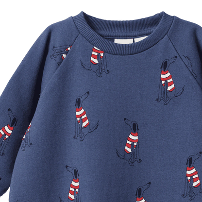 Juno Long Sleeve Romper - Best Friend Print