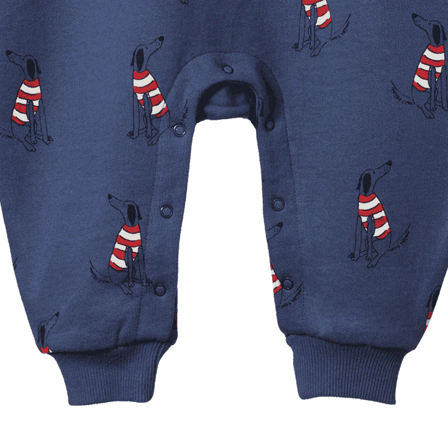 Juno Long Sleeve Romper - Best Friend Print