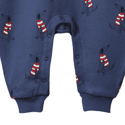 Juno Long Sleeve Romper - Best Friend Print