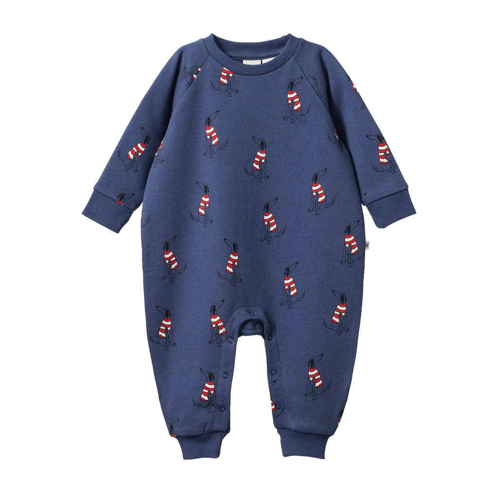 Nature Baby Juno Long Sleeve Romper - Best Friend Print