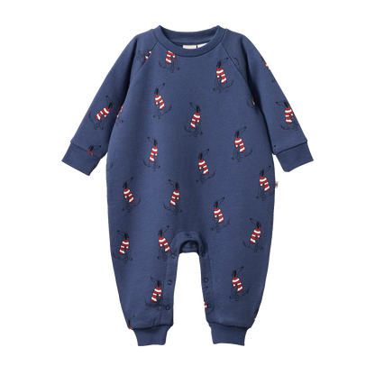 Juno Long Sleeve Romper - Best Friend Print