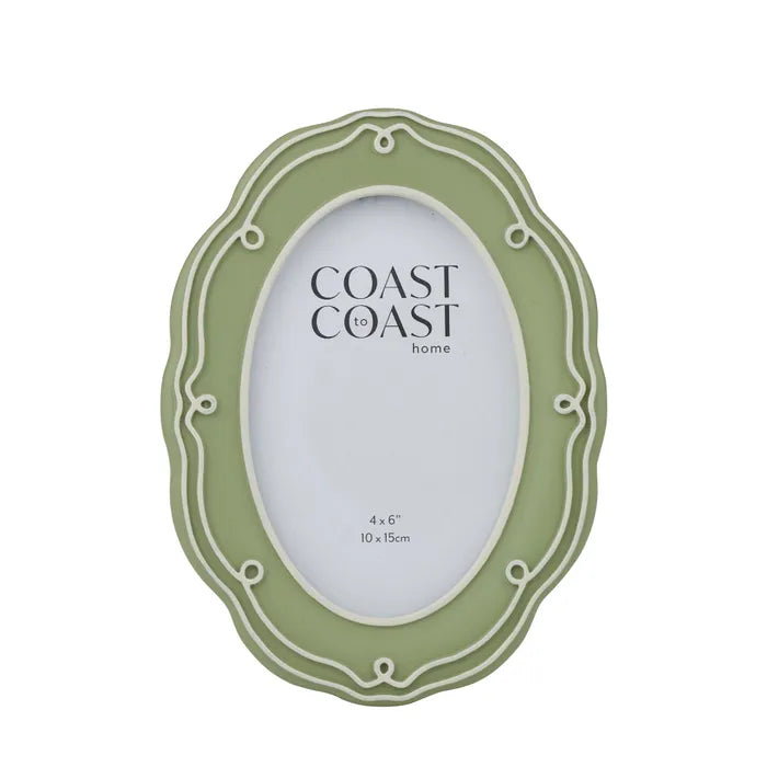 Liza Resin 4x6 Oval Frame 14.5x20cm