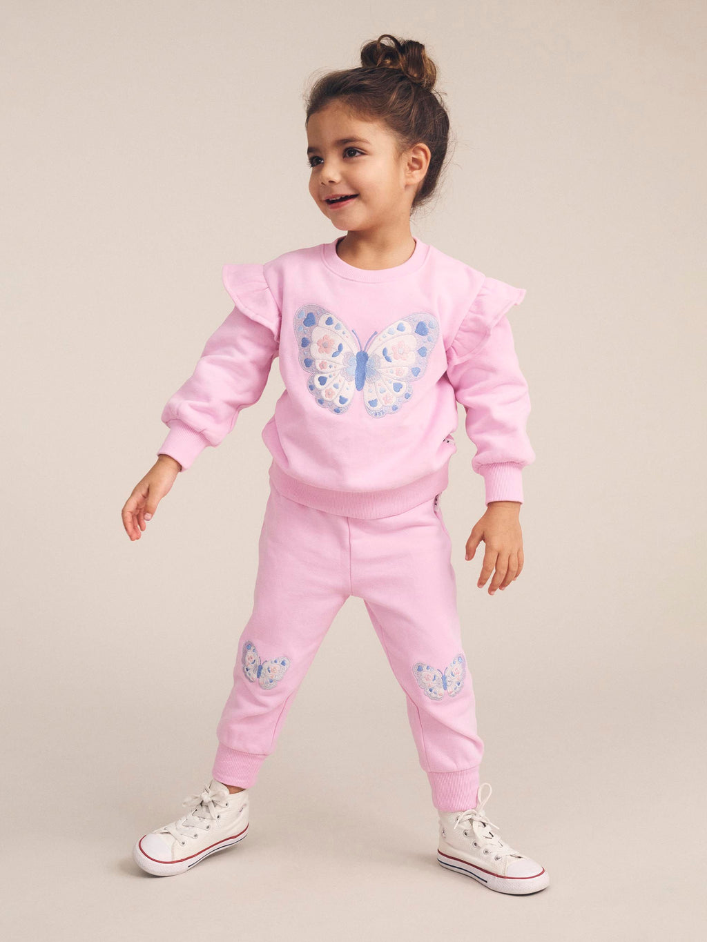 Huxbaby Butterfly Track Pant | Bloom