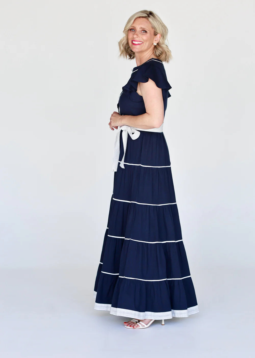 Liv & Milly Lucilla Dress - Navy