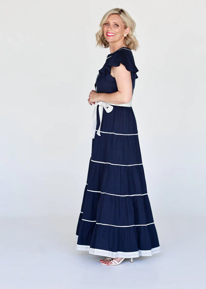 Liv & Milly Lucilla Dress - Navy