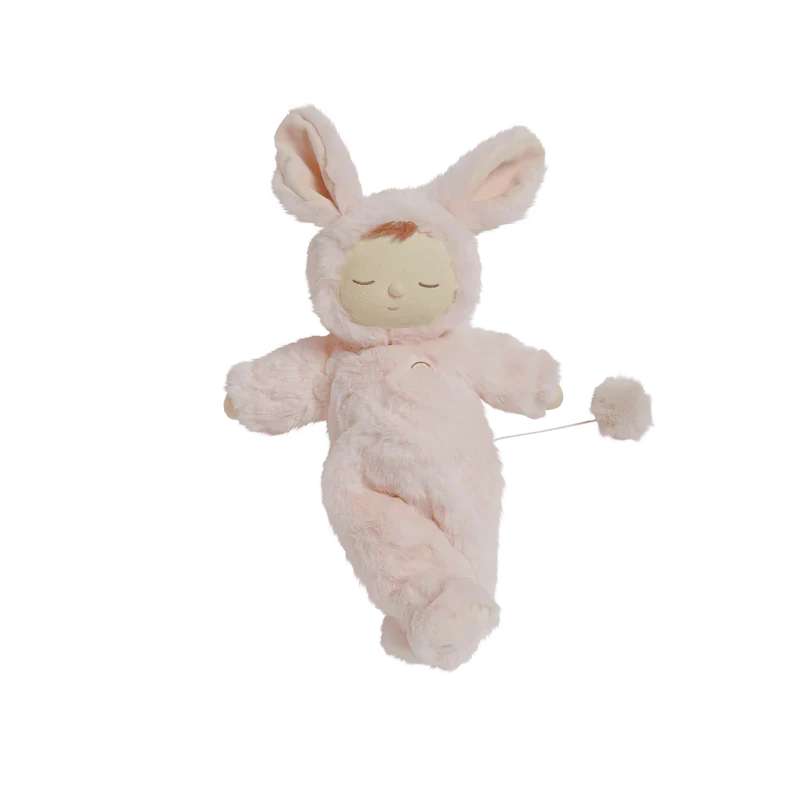 Lullaby Cozy Dinkum Bunny Moppet - Pink