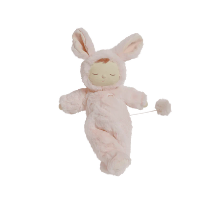 Lullaby Cozy Dinkum Bunny Moppet - Pink