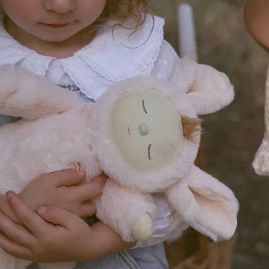 Dinkum Dolls Lullaby Cozy Dinkum Bunny Moppet - Pink