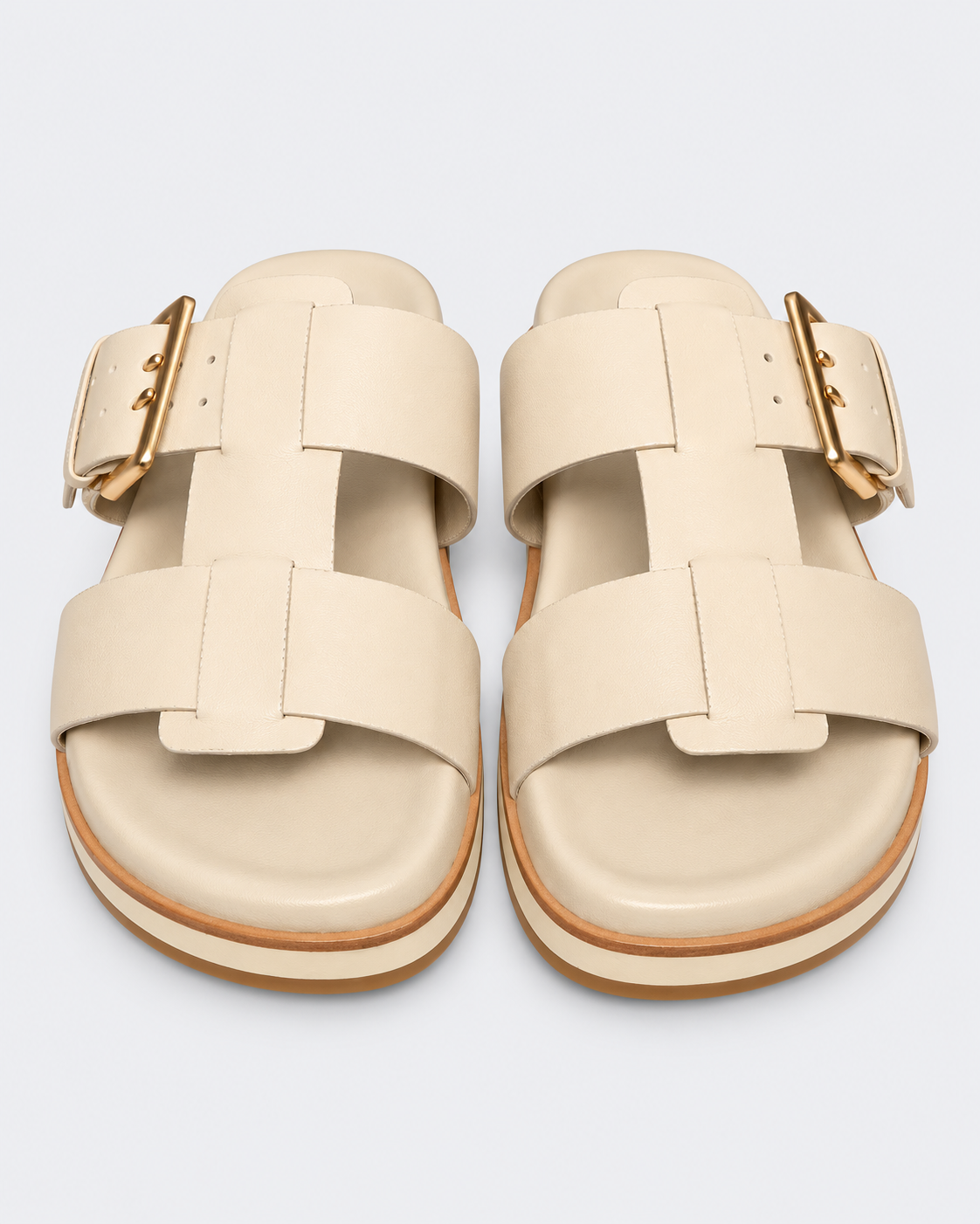 Luna Sole Simone Slide - Cream