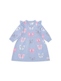 Huxbaby Fly Away Knit Dress - Forever Blue