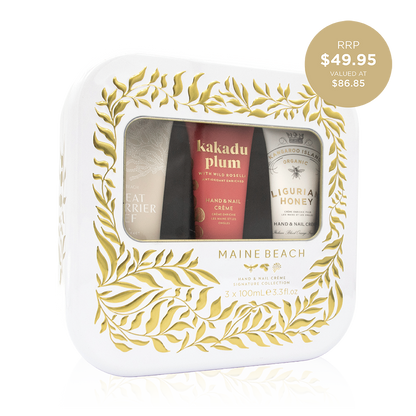 Maine Beach Limited Edition Hand & Nail Creme Trio Tin