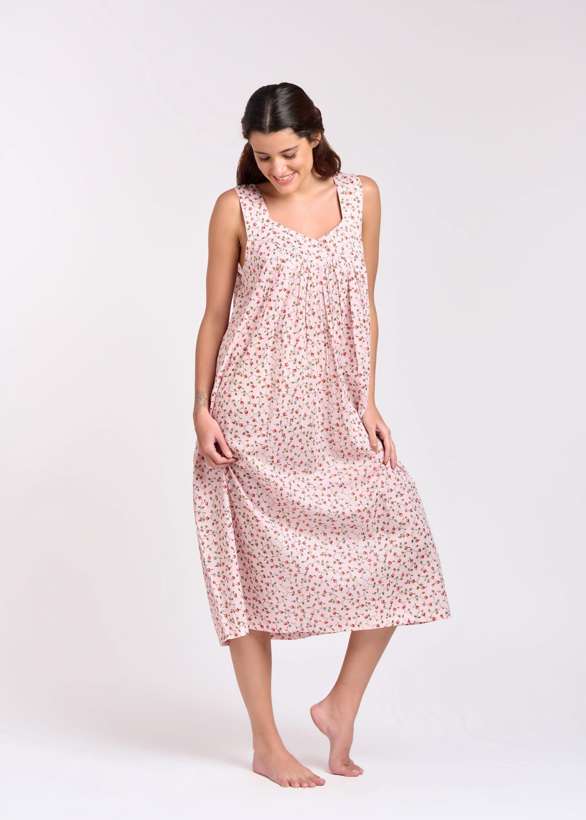 Arabella Floral V-Neck Dress Nightie