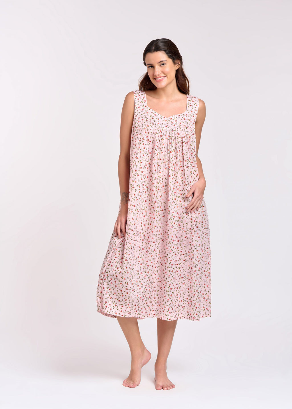 Arabella Floral V-Neck Dress Nightie