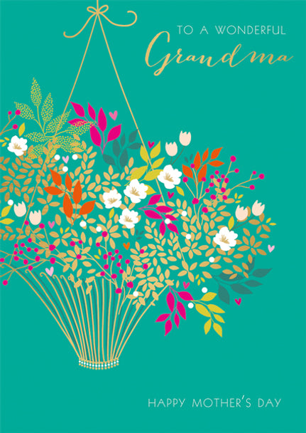 Mothers Day Card | To A Wonderful Grandma