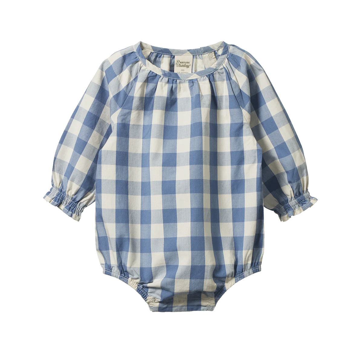 Meadow Bluebell Check Bodysuit