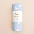 Blue Ducks Muslin Wrap Swaddle
