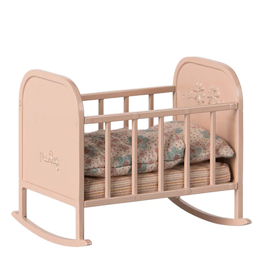 Maileg Cradle | Light Rose