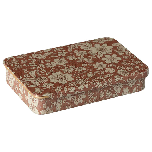 Maileg Metal Box Sliding Lid - Blossom Heather