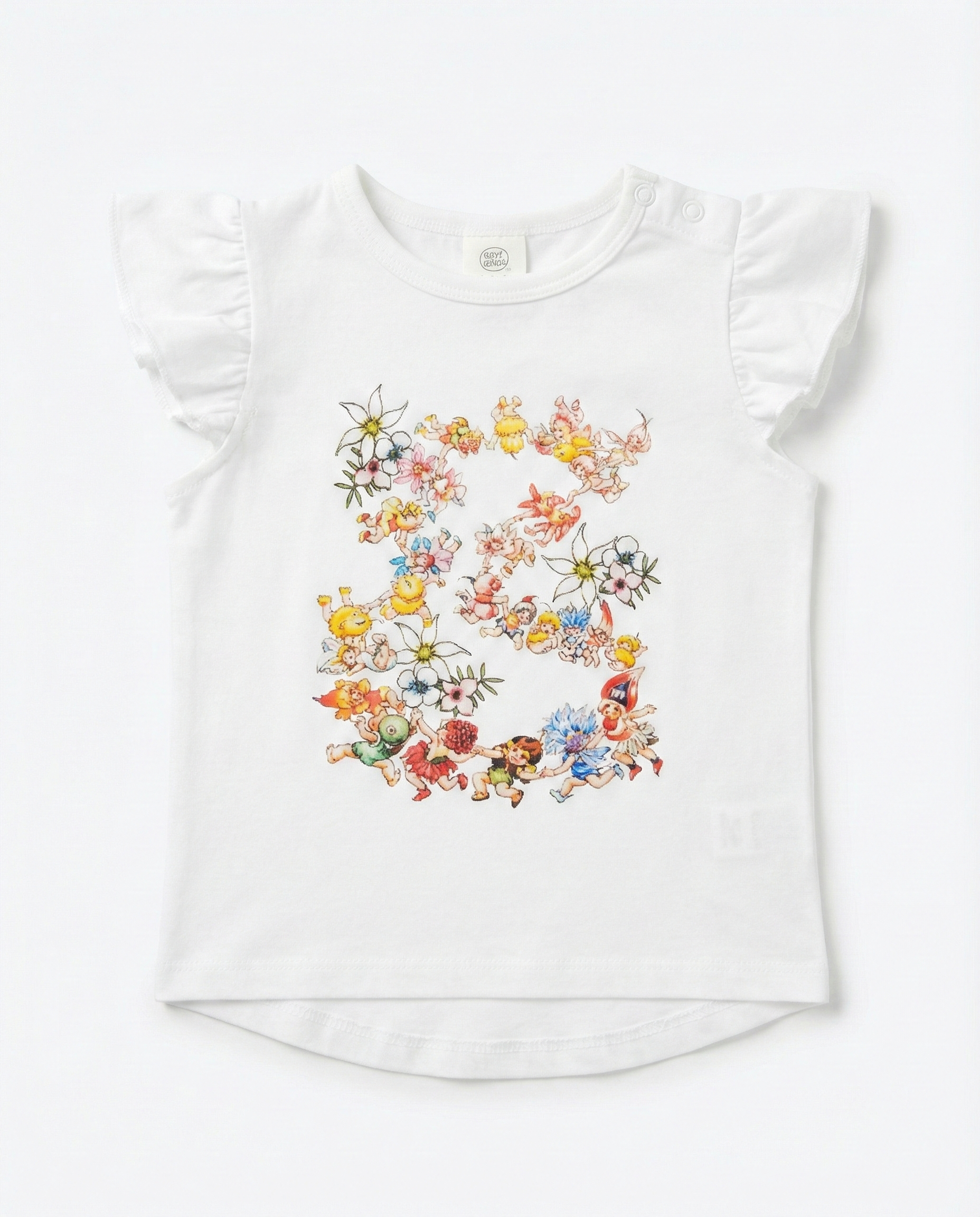 Walnut X May Gibbs Eloise Frill Tee - Ring-a-Rosie
