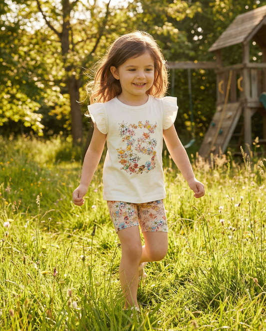 Walnut X May Gibbs Astrid Bike Shorts - Ring-a-Rosie