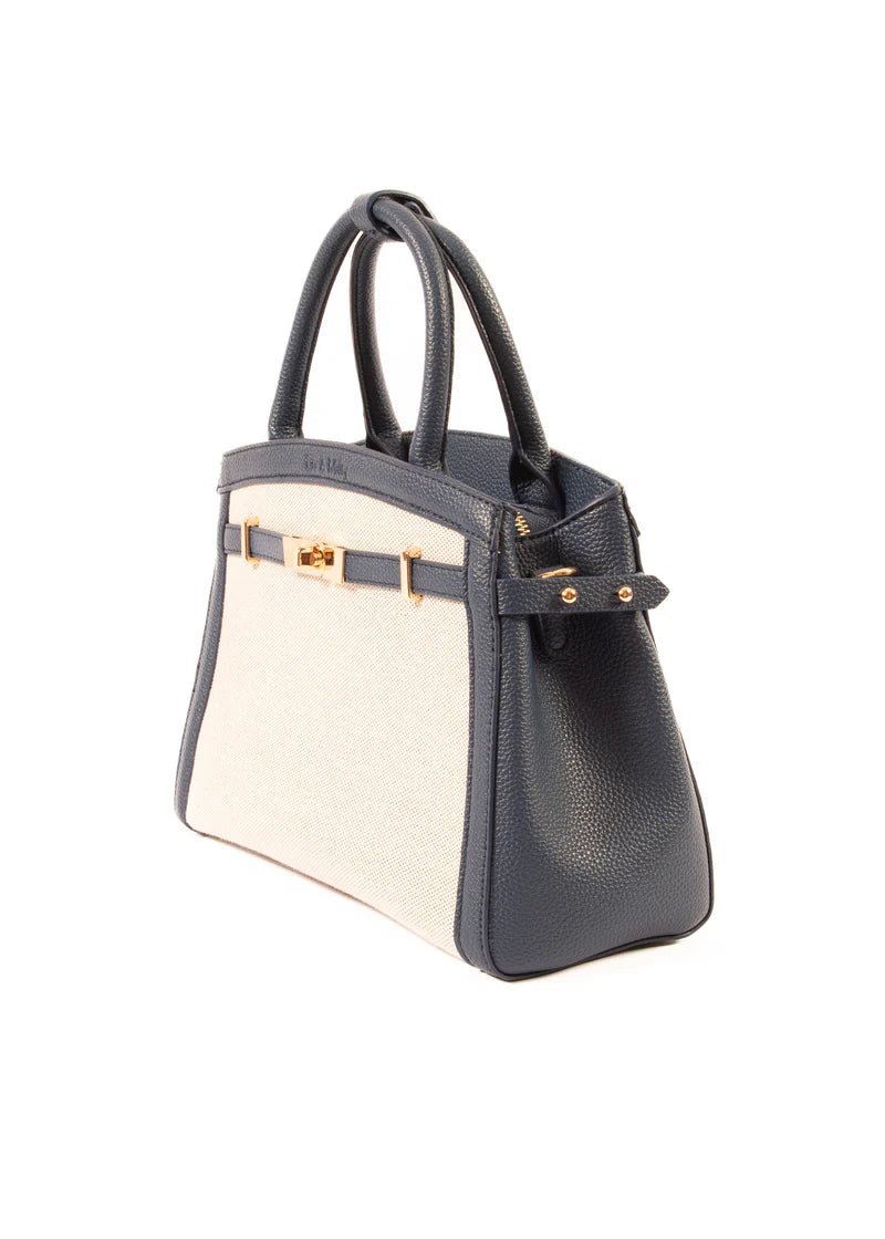 Liv & Milly Midi Amelia Bag - Navy