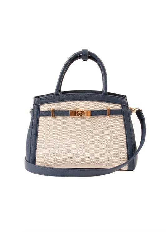 Liv & Milly Midi Amelia Bag - Navy