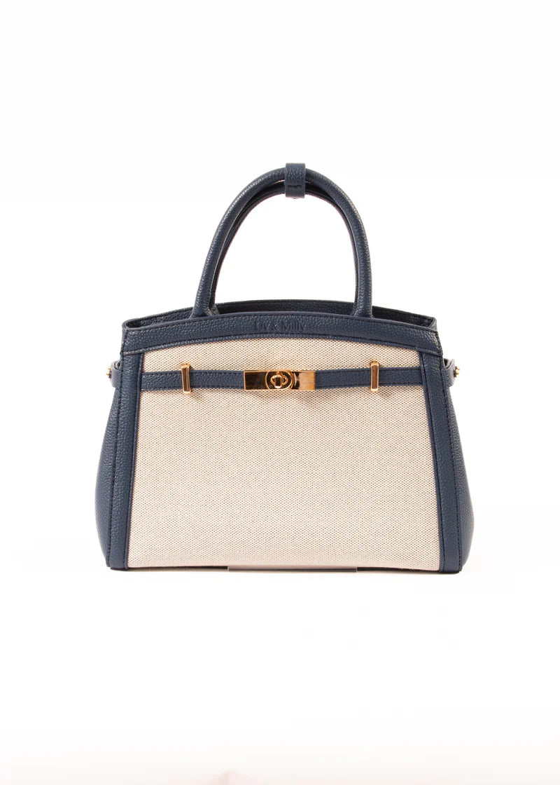 Liv & Milly Midi Amelia Bag - Navy