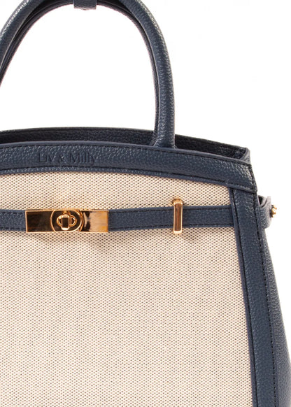 Liv & Milly Midi Amelia Bag - Navy