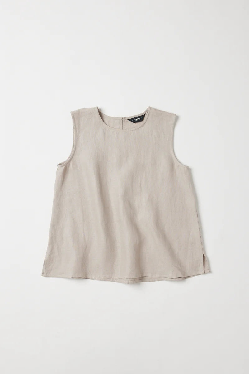 Eva's Sunday Mila Sleeveless Top - Stone