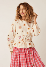 Load image into Gallery viewer, Ophelia Boatneck Blouse- Paper daisy Cream
