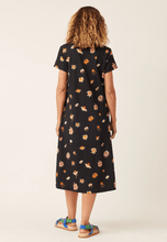 Load image into Gallery viewer, Blossom Swing Dress- Paper Daisy Black
