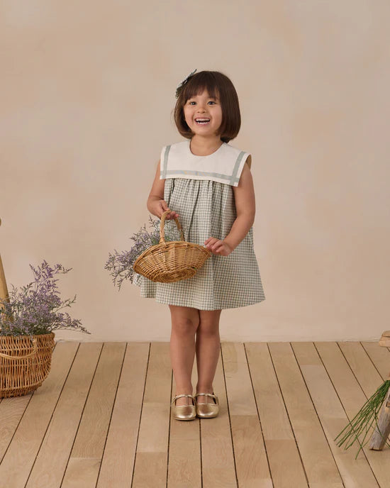 Noralee Daisy Dress Eucalyptus Check