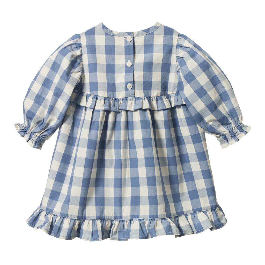 Nature Baby Nora Bluebell Check Dress
