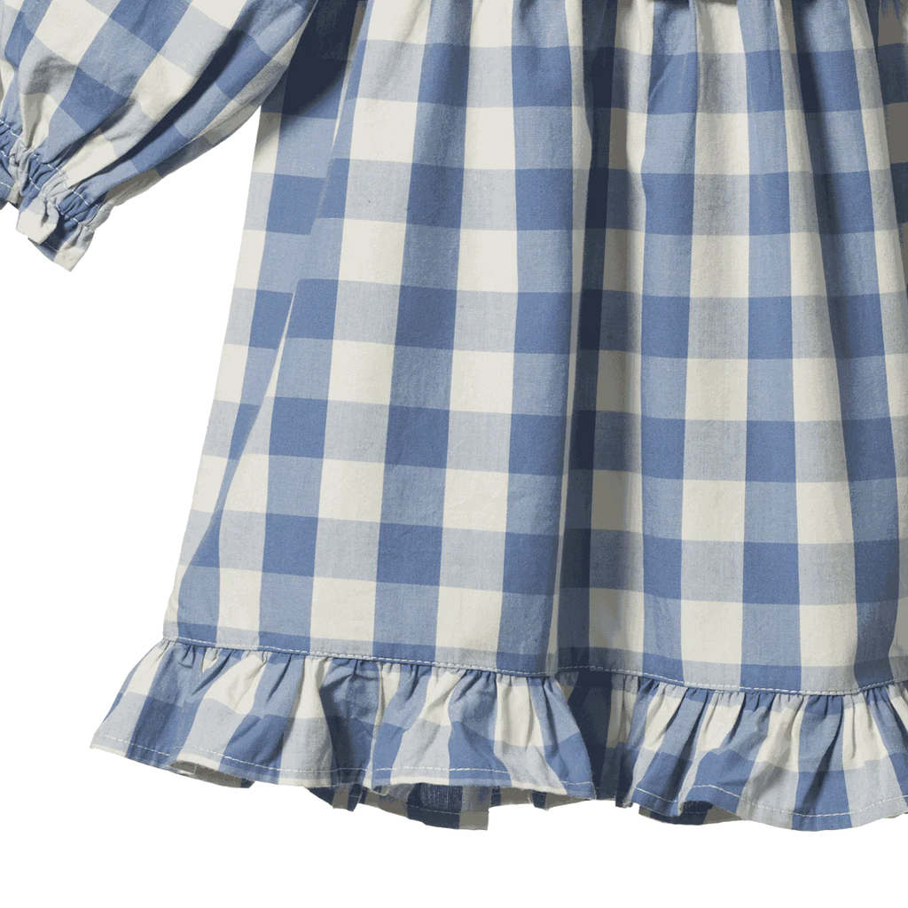 Nature Baby Nora Bluebell Check Dress