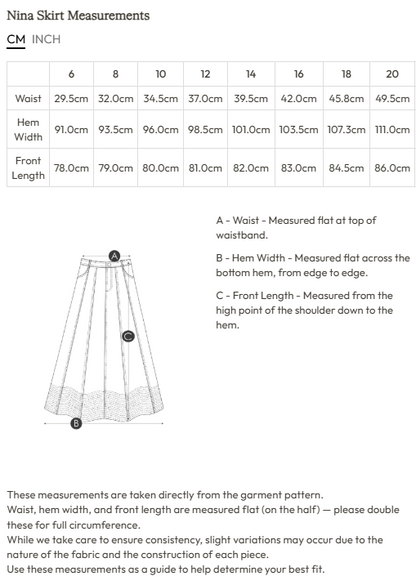 Nancybird Nina Skirt - Dark Wash