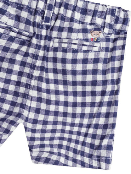 Huxbaby Check Chino Shorts