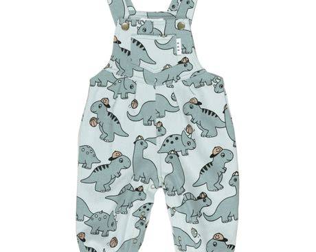 Huxbaby B-Ball Dino Overall – Green