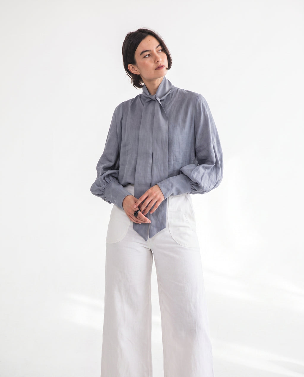 Olga de Polga Peggy Lightweight Pants - White