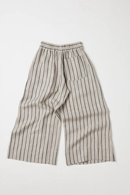 Eva's Sunday Oliver pant - Navy Stripe