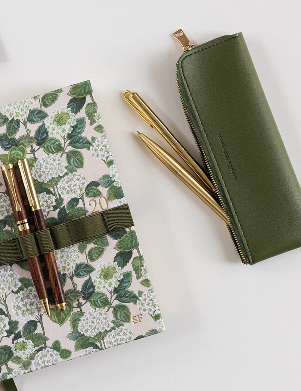 Pencil Case Slim - Olive
