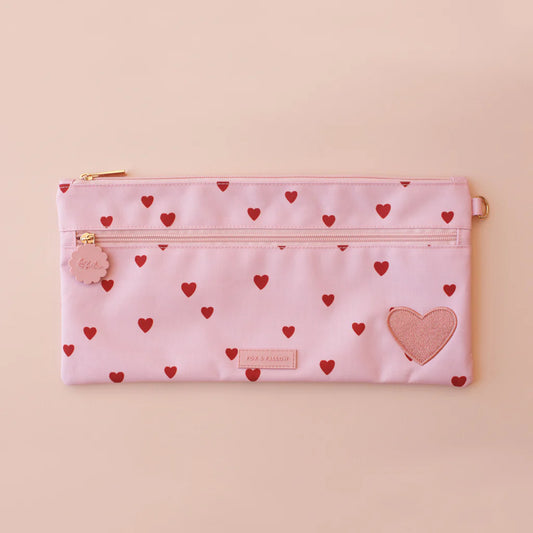 Fox & Fallow Little Hearts Pencil Case
