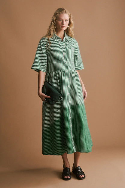 ELK Llinen Long Dress - Ortler Print