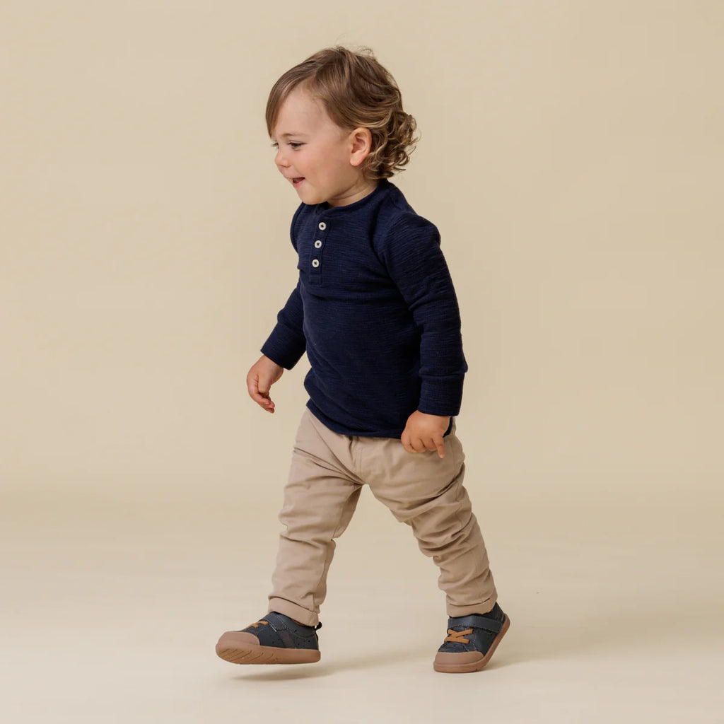 Pretty Brave Boston Sneaker - Indigo Speckle