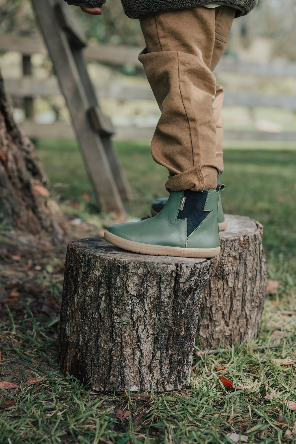 Pretty Brave Electric Boot - Khaki