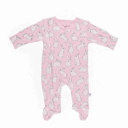 Emotion & Kids Bunnies Zip Outfit with Feet