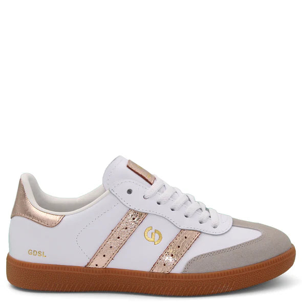 Goodsole 2001 Parallel - White / Gold Leather