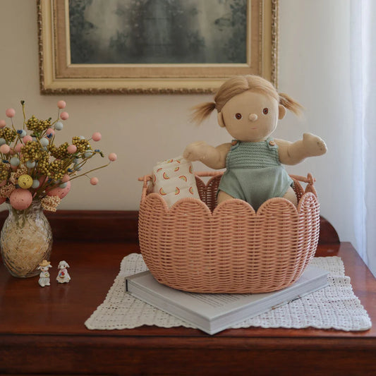 Petal Basket | Seashell Pink
